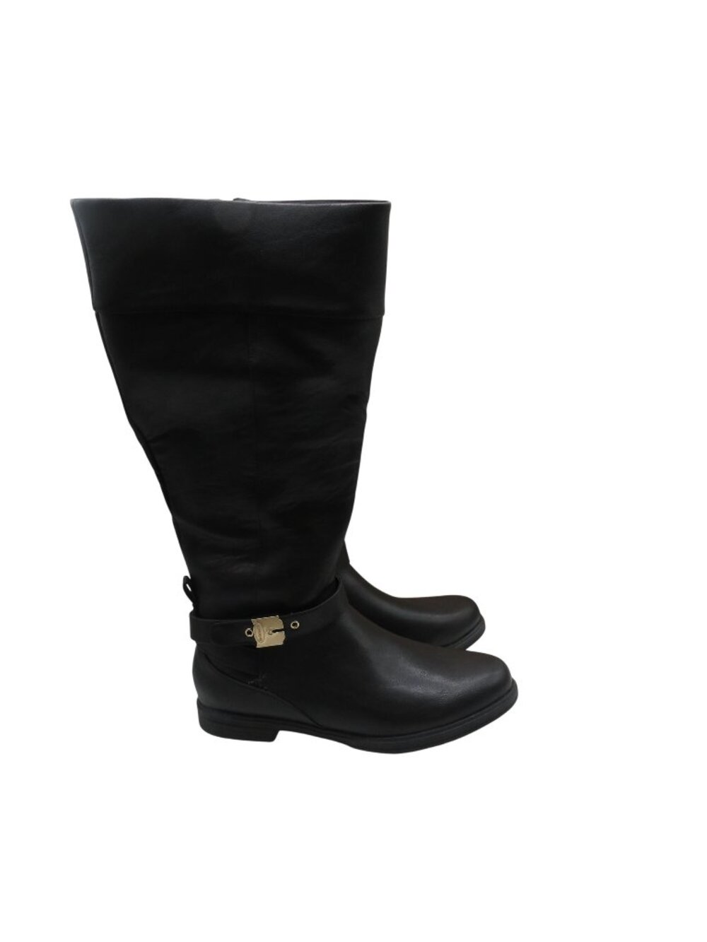 Dr Scholls Hello Rider Women's Black Wide Calf Knee-High Boots Size 9M NEW $140